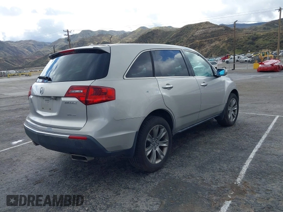 2013 Acura MDX Advance with VIN 2HNYD2H84DH501515, listed as a IAAI auction lot 41535513 with Not Provided miles and . Bid and sale history available at DreamBid. Image 4.