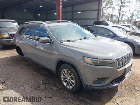 2020 Jeep Cherokee Latitude Plus with VIN 1C4PJMLB1LD608591, listed as a IAAI auction lot 41833275 with 90,838 mi miles and . Bid and sale history available at DreamBid. Image 1.