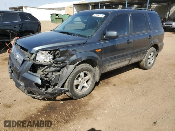 2006 Honda Pilot EX-L with VIN 5FNYF185X6B002128, listed as a Copart auction lot 52354315 with 226,585 mi miles and Non Repairable. Bid and sale history available at DreamBid. Image 1.
