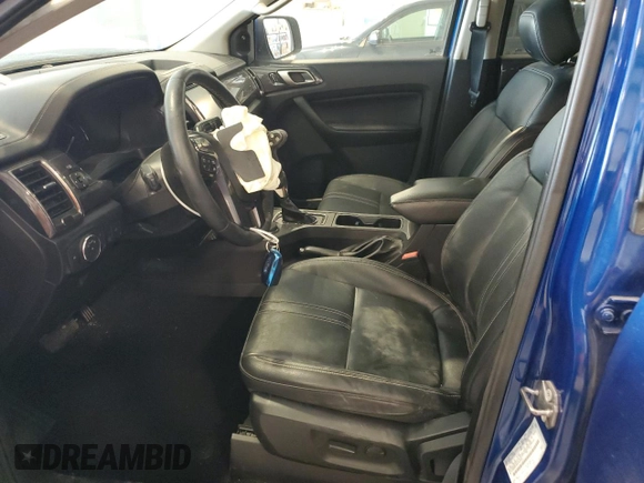 2019 Ford Ranger XL with VIN 1FTER4FH5KLA01047, listed as a Copart auction lot 54661465 with 47,646 mi miles and Salvage title. Bid and sale history available at DreamBid. Image 7.
