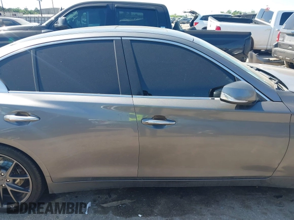2014 Infiniti Q50 Sport with VIN JN1BV7AR4EM689009, listed as a IAAI auction lot 41990992 with 131,071 mi miles and . Bid and sale history available at DreamBid. Image 13.