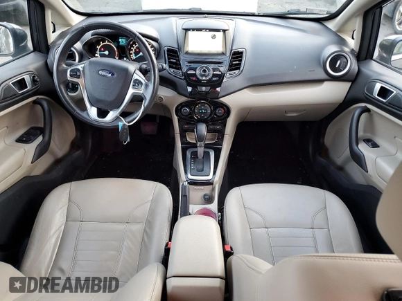 2017 Ford Fiesta Titanium with VIN 3FADP4FJ3HM109507, listed as a Copart auction lot 87182664 with 105,198 mi miles and Salvage Title. Bid and sale history available at DreamBid. Image 8.