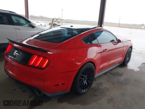 2016 Ford Mustang GT with VIN 1FA6P8CF5G5276410, listed as a IAAI auction lot 41327862 with 92,041 mi miles. Bid and sale history available at carsss.com. Image 4.