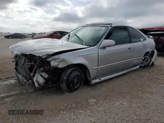 2000 Honda Civic EX with VIN 1HGEJ8148YL118487, listed as a Copart auction lot 53122445 with 185,709 mi miles and Non repairable. Bid and sale history available at DreamBid. Image 1.