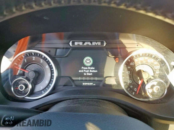 2022 Ram 1500 Lone Star with VIN 1C6RREBT5NN326086, listed as a Copart auction lot 59038005 with 29,329 mi miles and Salvage title. Bid and sale history available at DreamBid. Image 9.