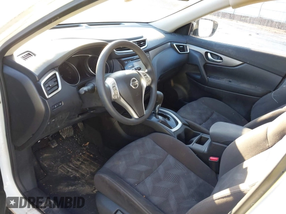 2015 Nissan Rogue S with VIN KNMAT2MT1FP573145, listed as a IAAI auction lot 41473374 with 19,395 mi miles. Bid and sale history available at carsss.com. Image 5.