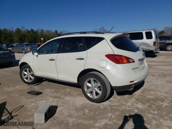 2010 Nissan Murano S with VIN JN8AZ1MU3AW013230, listed as a Copart auction lot 46337655 with 124,269 mi miles and Salvage Title. Bid and sale history available at carsss.com. Image 2.