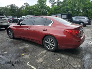 2014 Infiniti Q50 Premium z VIN JN1BV7AP1EM672554, wystawiony jako Copart lot #54788125 z przebiegiem 124 162 mil mil oraz Szkoda całkowita • Salvage title. Historia ofert i sprzedaży dostępna na DreamBid. Obrazek 2.