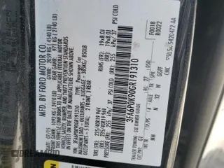 2016 Ford Fusion Titanium with VIN 3FA6P0K90GR191310, listed as a Copart auction lot 54839775 with 168,646 mi miles and Salvage title. Bid and sale history available at DreamBid. Image 12.