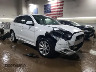 2012 Mitsubishi Outlander Sport SE with VIN JA4AP4AU6CZ001785, listed as a Copart auction lot 49806015 with 141,055 mi miles and Salvage Title. Bid and sale history available at carsss.com. Image 4.