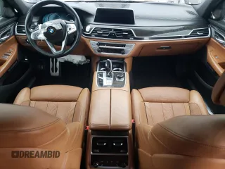2018 BMW 7 Series 750i with VIN WBA7F0C54JGM22895, listed as a Copart auction lot 44083875 with 0 mi miles and Clean Title. Bid and sale history available at carsss.com. Image 8.