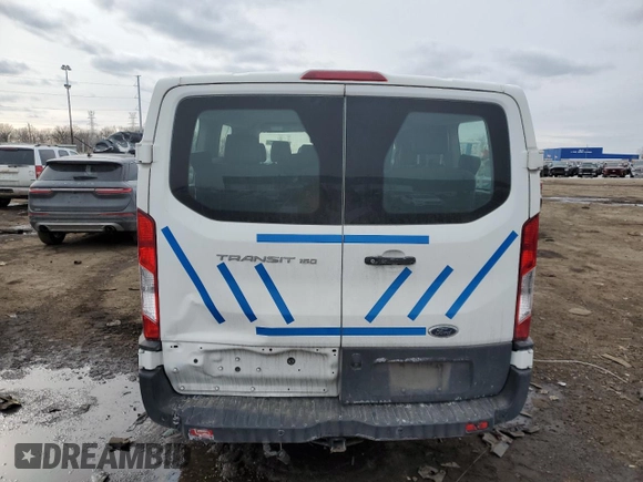 2019 Ford Transit Passenger XL with VIN 1FMZK1ZM5KKB85419, listed as a Copart auction lot 43160905 with 69,325 mi miles and Clean title. Bid and sale history available at DreamBid. Image 6.