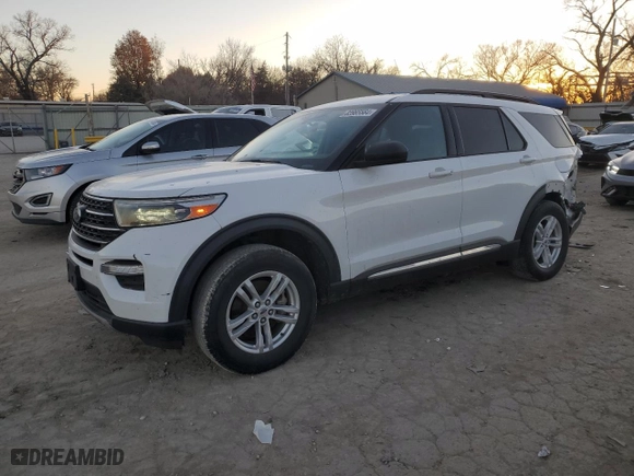 2020 Ford Explorer XLT with VIN 1FMSK8DHXLGA60666, listed as a Copart auction lot 83985564 with NaN miles and Salvage Title. Bid and sale history available at carsss.com. Image 1.