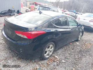2012 Hyundai Elantra GLS PZEV with VIN KMHDH4AE4CU311094, listed as a IAAI auction lot 41868461 with 109,976 mi miles. Bid and sale history available at carsss.com. Image 4.