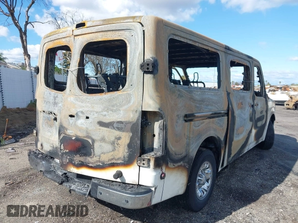 2018 Nissan NV SV z VIN 5BZBF0AA1JN850819, wystawiony jako IAAI lot #41817972 z przebiegiem Nie podano mil oraz . Historia ofert i sprzedaży dostępna na DreamBid. Obrazek 4.