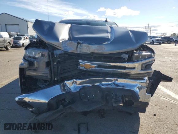 2021 Chevrolet Silverado 1500 LT with VIN 1GCUYDEDXMZ430956, listed as a Copart auction lot 80556744 with 51,493 mi miles and Salvage Title. Bid and sale history available at carsss.com. Image 5.
