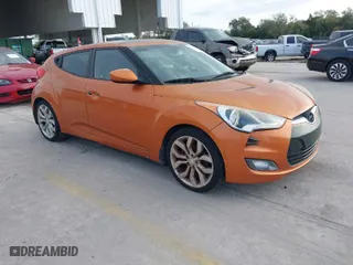 2012 Hyundai Veloster w/Gray Int with VIN KMHTC6AD5CU074516, listed as a IAAI auction lot 41515533 with 133,338 mi miles. Bid and sale history available at carsss.com. Image 1.