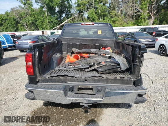 2018 Chevrolet Silverado 1500 LT with VIN 1GCRCREC9JZ183191, listed as a Copart auction lot 53746235 with Not Provided miles and Salvage Title. Bid and sale history available at DreamBid. Image 6.