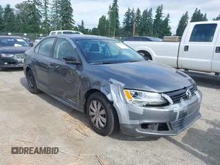 2013 Volkswagen Jetta S with VIN 3VW1K7AJ5DM242345, listed as a IAAI auction lot 42598698 with 169,870 mi miles and . Bid and sale history available at DreamBid. Image 1.