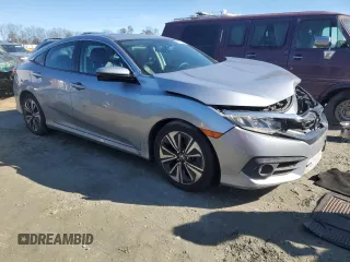 2016 Honda Civic Sedan EX-L with VIN 2HGFC1F78GH649760, listed as a Copart auction lot 87791625 with 95,640 mi miles and Salvage Title. Bid and sale history available at carsss.com. Image 4.