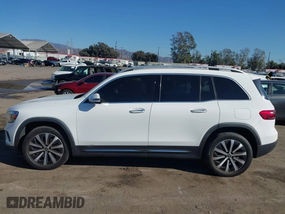 2020 Mercedes-Benz GLB with VIN W1N4M4GBXLW016379, listed as a IAAI auction lot 41307068 with 56,482 mi miles. Bid and sale history available at carsss.com. Image 14.