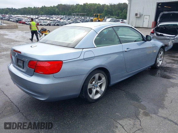 2011 BMW 3 Series 328i with VIN WBADW7C59BE443637, listed as a IAAI auction lot 42628837 with 34,328 mi miles and . Bid and sale history available at DreamBid. Image 4.