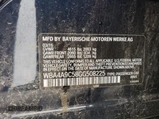 2016 BMW 4 Series 428i с VIN WBA4A9C58GG508225, выставлен на аукционе Copart как лот 51335885 с пробегом 56 566 миль миль и Списание • Salvage title. История ставок и продаж доступна на DreamBid. Изображение 15.