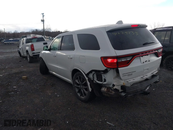 2017 Dodge Durango GT with VIN 1C4RDJDG2HC936818, listed as a IAAI auction lot 41229233 with 131,034 mi miles and . Bid and sale history available at carsss.com. Image 3.