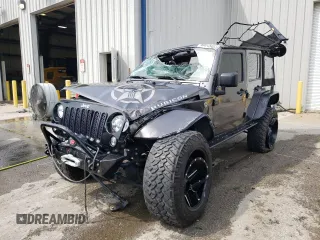 2016 Jeep Wrangler Unlimited Rubicon Hard Rock with VIN 1C4BJWFG4GL188382, listed as a Copart auction lot 60615403 with 39,629 mi miles and Salvage Title. Bid and sale history available at carsss.com. Image 1.