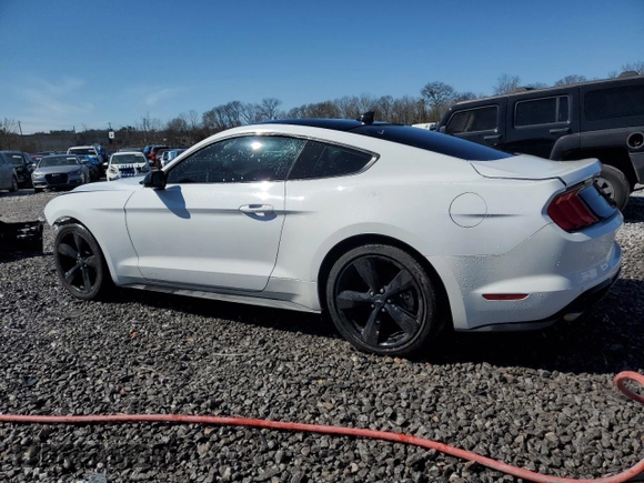 2022 Ford Mustang EcoBoost with VIN 1FA6P8TH2N5122087, listed as a Copart auction lot 47593395 with 43,545 mi miles and Salvage Title. Bid and sale history available at carsss.com. Image 2.