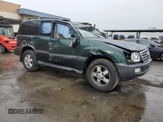 2004 Toyota Land Cruiser with VIN JTEHT05J142057907, listed as a Copart auction lot 43091765 with 280,839 mi miles and Salvage Title. Bid and sale history available at carsss.com. Image 4.