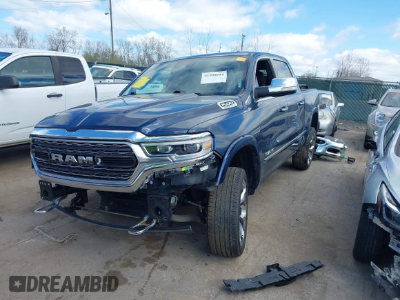 2021 Ram 1500 Limited with VIN 1C6SRFHT1MN578723, listed as a IAAI auction lot 41948681 with 75,715 mi miles and . Bid and sale history available at DreamBid. Image 19.