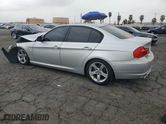 2011 BMW 3 Series 328i with VIN WBAPH5G53BNM84092, listed as a Copart auction lot 53582455 with 153,783 mi miles and Salvage Title. Bid and sale history available at carsss.com. Image 2.