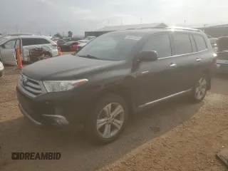 2013 Toyota Highlander Limited с VIN 5TDDK3EH4DS183949, выставлен на аукционе Copart как лот 63447285 с пробегом 152 815 миль миль и Списание • Salvage title. История ставок и продаж доступна на DreamBid. Изображение 1.