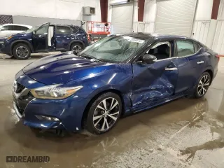 2018 Nissan Maxima SL with VIN 1N4AA6AP6JC383853, listed as a Copart auction lot 48490015 with 0 mi miles and Salvage Title. Bid and sale history available at carsss.com. Image 1.