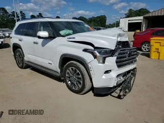 2024 Toyota Sequoia SR5 with VIN 7SVAAABA4RX041139, listed as a Copart auction lot 73237084 with 4,742 mi miles and Salvage Title. Bid and sale history available at carsss.com. Image 12.