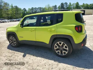 2018 Jeep Renegade Latitude z VIN ZACCJABB6JPJ09909, wystawiony jako Copart lot #54724035 z przebiegiem 72 932 mil mil oraz Szkoda całkowita • Salvage title. Historia ofert i sprzedaży dostępna na DreamBid. Obrazek 2.