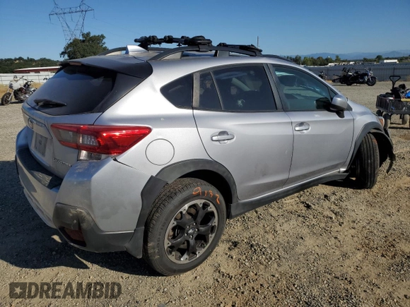 2021 Subaru Crosstrek Premium with VIN JF2GTAPC4M8363681, listed as a Copart auction lot 61309395 with 49,730 mi miles and Salvage title. Bid and sale history available at DreamBid. Image 3.