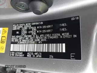 2018 Lexus NX 300 z VIN JTJBARBZXJ2173548, wystawiony jako IAAI lot #41142279 z przebiegiem 203 382 mil mil oraz . Historia ofert i sprzedaży dostępna na DreamBid. Obrazek 9.