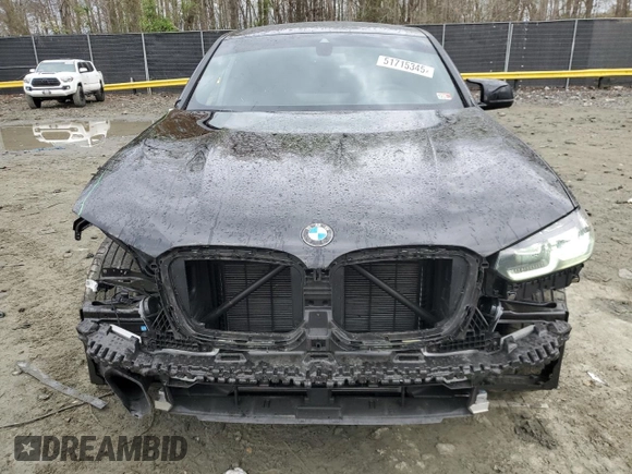 2024 BMW X4 M40i z VIN 5UX43DT0XR9V14957, wystawiony jako Copart lot #51715345 z przebiegiem 16 710 mil mil oraz Szkoda całkowita • Salvage title. Historia ofert i sprzedaży dostępna na DreamBid. Obrazek 5.