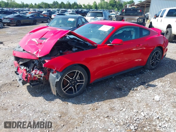 2022 Ford Mustang EcoBoost with VIN 1FA6P8TH1N5101991, listed as a IAAI auction lot 41575523 with 76,986 mi miles and . Bid and sale history available at DreamBid. Image 2.
