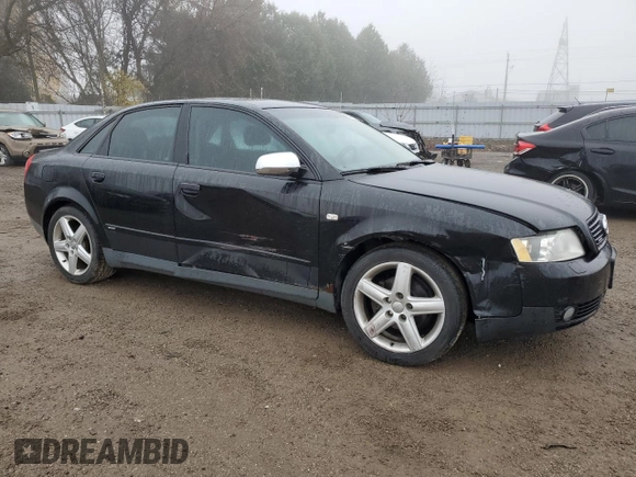 2003 Audi A4 1.8T with VIN WAULC68E93A306178, listed as a Copart auction lot 81489594 with 401,792 mi miles and Clean Title. Bid and sale history available at carsss.com. Image 4.