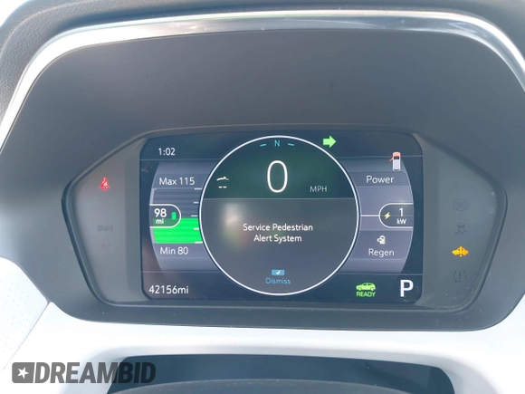 2022 Chevrolet Bolt EUV Premier with VIN 1G1FZ6S09N4107637, listed as a IAAI auction lot 41884747 with 42,156 mi miles. Bid and sale history available at carsss.com. Image 17.