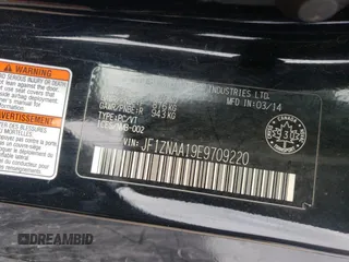 2014 Scion FR-S z VIN JF1ZNAA19E9709220, wystawiony jako Copart lot #54389725 z przebiegiem 123 443 mil mil oraz Szkoda całkowita • Salvage title. Historia ofert i sprzedaży dostępna na DreamBid. Obrazek 13.