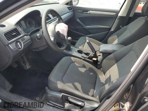 2012 Volkswagen Passat S with VIN 1VWAP7A39CC006994, listed as a Copart auction lot 59268465 with 180,500 mi miles and Salvage title. Bid and sale history available at DreamBid. Image 7.