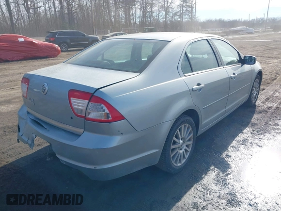 2006 Mercury Milan Premier with VIN 3MEFM08Z16R664686, listed as a IAAI auction lot 41465497 with 154,786 mi miles. Bid and sale history available at carsss.com. Image 4.