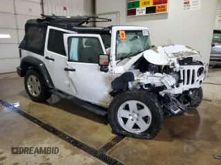 2016 Jeep Wrangler Unlimited Freedom with VIN 1C4BJWDG8GL179946, listed as a Copart auction lot 56891105 with Not provided miles and Salvage title. Bid and sale history available at DreamBid. Image 4.