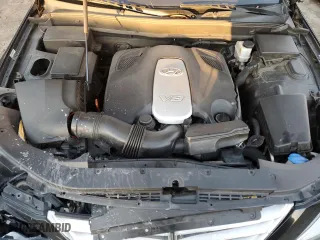 2010 Hyundai Genesis with VIN KMHGC4DF6AU072614, listed as a Copart auction lot 84869494 with 201,605 mi miles and Salvage Title. Bid and sale history available at carsss.com. Image 12.