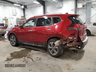 2019 Nissan Rogue SL with VIN 5N1AT2MV2KC710575, listed as a Copart auction lot 47081315 with 126,924 mi miles and Salvage Title. Bid and sale history available at carsss.com. Image 2.