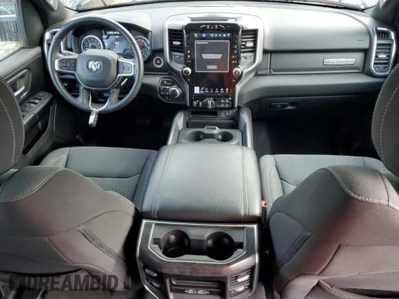 2024 Ram 1500 Big Horn with VIN 1C6SRFFT4RN127862, listed as a Copart auction lot 54328125 with 73,683 mi miles and Clean title. Bid and sale history available at DreamBid. Image 8.
